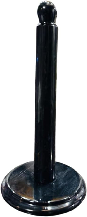 Handmade Green Onyx Paper Towel Holder – Unique Natural Stone Stand for Kitchen or Bathroom – Translucent Green Marble with Ivory Veining – Luxury Housewarming Gift