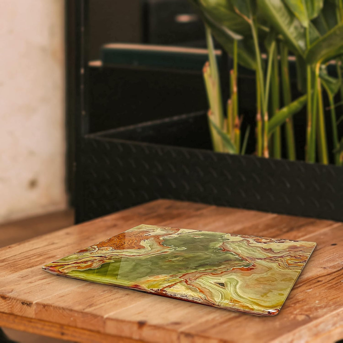 Multi Green cutting board Best cheese - Pastry board and dough rolling Tray for Kitchen & Housewarming Gifts with Handmade Edges & Non-Slip Scratch Proof Pad 12x16