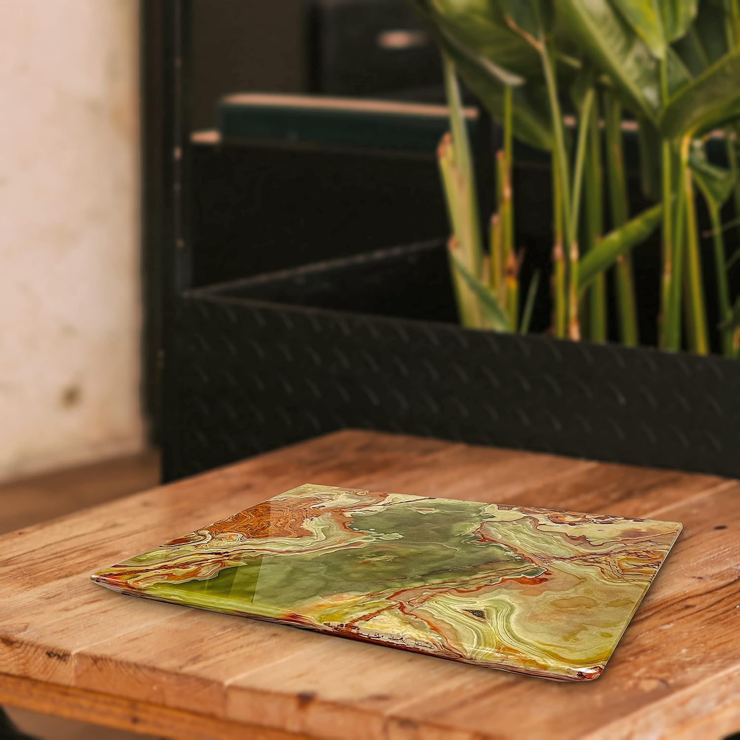 Multi Green cutting board Best cheese - Pastry board and dough rolling Tray for Kitchen & Housewarming Gifts with Handmade Edges & Non-Slip Scratch Proof Pad 12x16