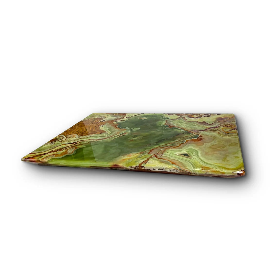 Onyx Cutting Board, Green Marble Serving Platter, Wedding Gift Cheese Board Tray