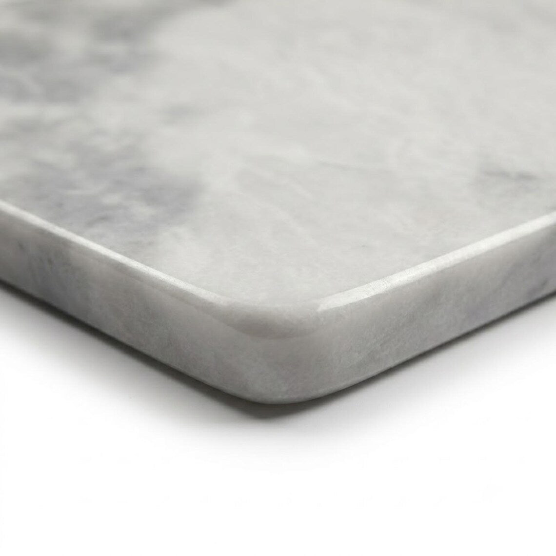White Marble Cutting Board, Cheese Board Serving Tray, Large Stone Pastry Slab