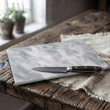 White Marble Cutting Board, Cheese Board Serving Tray, Large Stone Pastry Slab