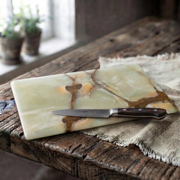 Onyx Cutting Board, Green Marble Serving Platter, Wedding Gift Cheese Board Tray